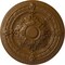 Ekena Millwork Vincent Ceiling Medallion (Fits Canopies up to 6"), Hand-Painted Smokey Topaz, 26"OD x 3"P CM26VISTF - alternate 1